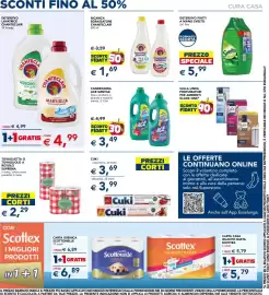 Volantino Esselunga Pagina 18: Detersivo lavatrice Chanteclair €4,99, Tovaglietta o tovagliolo a rotolo Suprema €2,29
