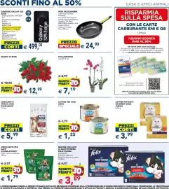 Volantino Esselunga Pagina 19: Lattine per cani ADOC €1,25, Crocchette special dog excellence €5,99