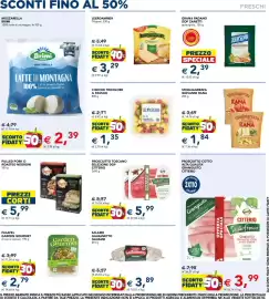 Volantino Esselunga Pagina 2: Mozzarella Brimi €2,39, Prosciutto cotto Grangusto Citterio €3,99