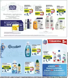 Volantino Esselunga Pagina 28: Ammorbidente Botanical Coccolino €3,49, Detersivo lavatrice Coccolino €4,49