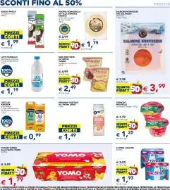 Volantino Esselunga Pagina 3: Cremoso Naturelle €1,25, Salmone norvegese the icelander €3,99
