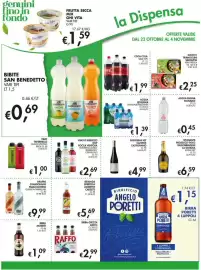 Volantino Superstore Coal Pagina 10: Acqua Levissima €1,39, Vino Tavernello €1,00