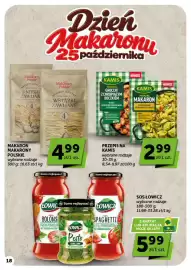 ABC gazetka | Supermarket Strona 18: Makaron jajeczny nitki zawijane Makarony Polskie €4,99, Sos spaghetti Łowicz €5,99