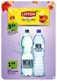 ABC gazetka | Supermarket Strona 33: Herbata Lipton €5,99, Woda gazowana Nałęczowianka mocniejszy gaz €1,99