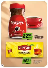 ABC gazetka | Market Strona 24: Herbata Lipton €5,99, Kawa rozpuszczalna Nescafe Classic €22,99