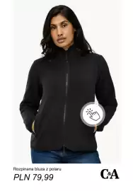 C&A gazetka tydzień 43 Strona 2: Rozpinana bluza z polaru C & A €79,99