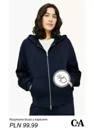 C&A gazetka tydzień 43 Strona 8: Rozpinana bluza z kapturem C & A €99,99