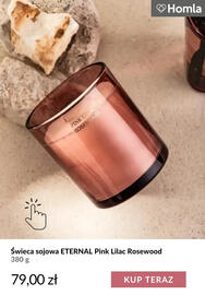Homla gazetka Strona 10: Świeca sojowa Eternal Pink Lilac Rosewood Homla €79,00