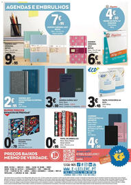 Folheto E.Leclerc Página 12: Papel fotocópia a4 eco+ €3,45, Agenda 2027 de escritório a5 espiral syros €2,95