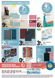 Folheto E.Leclerc Página 12: Papel fotocópia a4 eco+ €3,45, Agenda 2027 de escritório a5 espiral syros €2,95