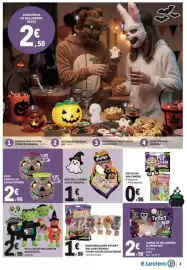Folheto E.Leclerc Página 3: Marshmallows spooky mallow friends/chupa-chupa assustador €1,50, Spooky candy mix €1,50