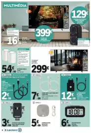 Folheto E.Leclerc Página 6: Cabo usb/ lightning mfi linkster €7,99, Tv led 43" hisense €299,00