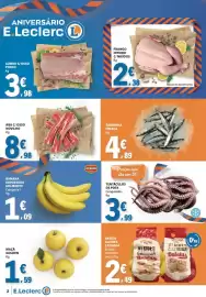 Folheto E.Leclerc semana 43 Página 2: Aba c/ osso novilho €8,98, Banana importada del monte €1,09