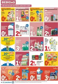 Folheto E.Leclerc semana 43 Página 22: Lipton ice tea pêssego €1,52, Tisana mate gengibre e limão yuzu pleno €0,74