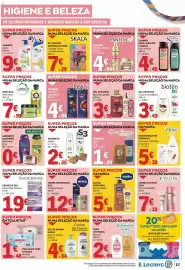 Folheto E.Leclerc semana 43 Página 27: Sabonete S3 Papaia €2,25, Vaseline locão corporal cocoa radiant €5,39