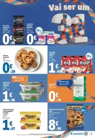Folheto E.Leclerc semana 43 Página 3: Leite uht gresso meio gordo €0,78, Iogurte líquido yoggi €1,69