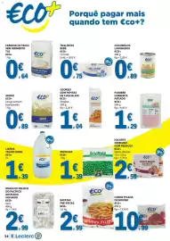 Folheto E.Leclerc semana 43 Página 34: Ervilhas eco+ €1,39, Arroz eco+ longo comum branqueado €0,89