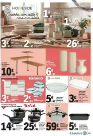Folheto E.Leclerc semana 43 Página 35: Jarra decorativa €6,95, Tabuleiro de vidro homeside €5,95