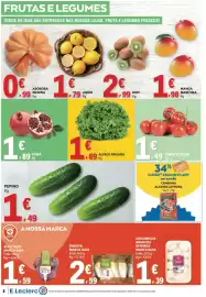 Folheto E.Leclerc semana 43 Página 8: Alface frisada €1,69, Pepino €1,49