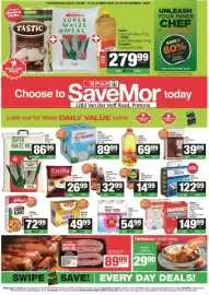 Spar Savemor catalogue Page 1: Bokomo Weet-Bix €49,99, SPAR Large Eggs €122,99