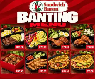 Sandwich Baron catalogue Page 1