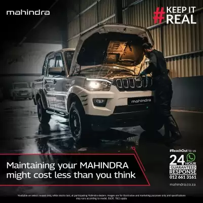 Mahindra (valid until 4-11)