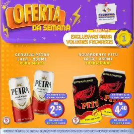 Catálogo Serrano Supermercado semana 43 Página 7: Petra puro malte €2,15, Pitú €4,40