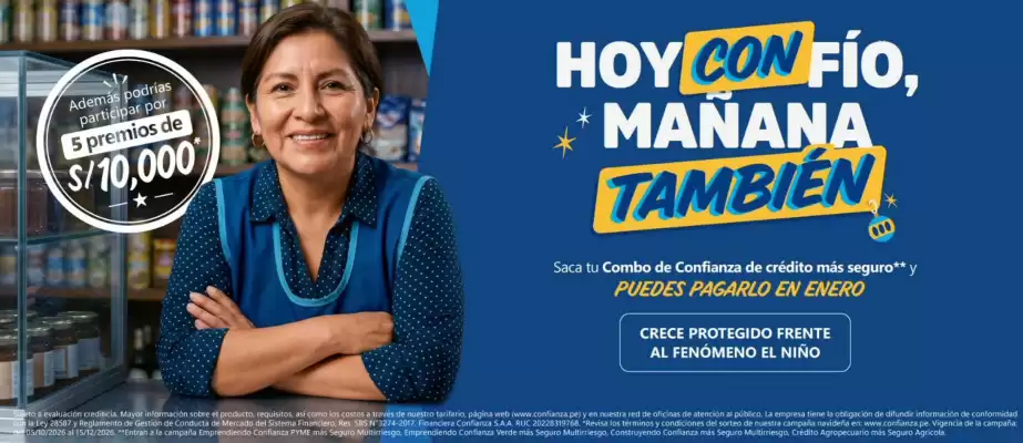 Financiera Confianza (válido hasta 1-01)