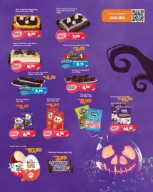 Catálogo Supermercados Savegnago Página 11: Bolo confeitado Floresta Negra Halloween €7,99, Bala de gelatina Dori Tubo €4,99