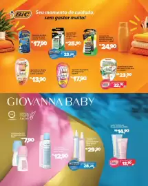 Catálogo Supermercados Savegnago Página 7: Aparelho de barbear bic flex5 €23,90, Desodorante aerossol giovanna baby €12,90