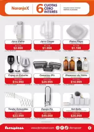 Catálogo Ferniplast Página 3: Jarro Chopp €1.999,00, Dispenser de Vidrio €10.999,00