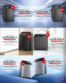 Catálogo Olímpica Página 4: Lavadora electrolux carga superior negra €1.979.900,00