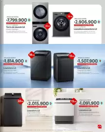 Catálogo Olímpica Página 5: Lavadora LG €1.507.900,00, Torre de lavado LG €7.799.900,00