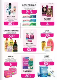 Folleto Muchas Perfumerías Página 3: Blanco - licor del polo €1,95, Neral - compresa €1,00