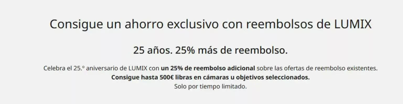 Panasonic (válido hasta el 3-11)