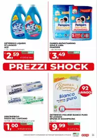 Volantino Coop Master Alleanza 3.0 Pagina 10: Pannolini/mutandino sole e luna pampers €3,49, Detersivo liquido Ace €2,59