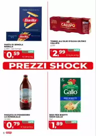 Volantino Coop Master Alleanza 3.0 Pagina 5: Pasta di semola Barilla €0,59, Passata di pomodoro La Russolillo €0,79