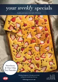 IGA catalogue week 43 Page 1: your weekly specials Quality and value start with Hill Street C Strawberry & Choc Chip Tray