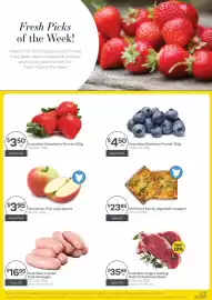 IGA catalogue week 43 Page 2: Tasmanian Pink Lady Apples €3,95, Australian Strawberry Punnet €3,50