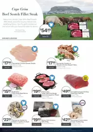 IGA catalogue week 43 Page 4: Mures Fish Portions €19,90, Tasmanian Grass-Fed Free Range Lamb Forequarter Chops €19,95