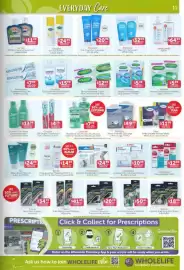 WHOLELIFE catalogue Page 11: MooGoo Clear Zinc Sunscreen €32,99, Futuro Knee Performance Stabilizer, Adjustable €41,45