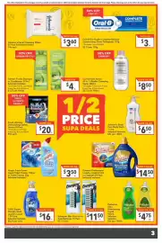 Supa Valu catalogue week 43 Page 3: Palmolive Ultra Dishwashing Liquid €4,75, OMO Expert Wonder Wash Laundry Liquid €16,00