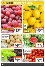 Supa Valu catalogue week 43 Page 4: Australian Seedless Watermelon €1,99, Australian Green & Red Oakleaf Lettuce €1,89