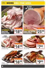 Supa Valu catalogue week 43 Page 6: Streaky Bacon €18,99, Ham off the bone €25,99