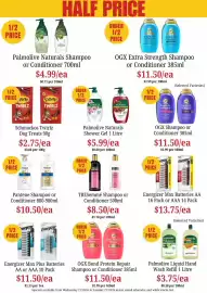 Farmer Jack's catalogue week 43 Page 14: Palmolive Naturals Shower Gel €5,99, TRESemmé Shampoo or Conditioner €8,50