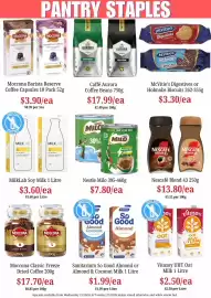 Farmer Jack's catalogue week 43 Page 24: Nestle Milo €7,80, McVitie's Digestives or Hobnobs Biscuits €3,30