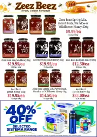 Farmer Jack's catalogue week 43 Page 26: Sistema to go, Zeez Beez Jarrah Honey €19,95