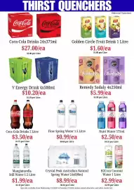 Farmer Jack's catalogue week 43 Page 28: Flow Spring Water €0,99, Coca-Cola Drinks 2 Litre €3,50