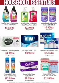 Farmer Jack's catalogue week 43 Page 34: Sorbent Toilet Tissue €7,75, Viva Paper Towel €3,99