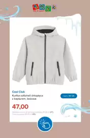 Smyk gazetka Strona 9: Kurtka softshell chłopięca z kapturem beżowa Cool Club €47,00